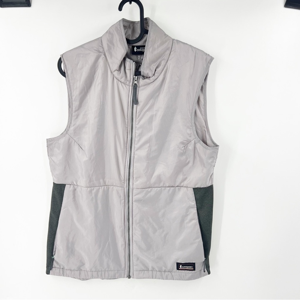 ✅ Cotopaxi LARGE Altiplano Lightweight Vest Polartec Fleece Grey Light Jacket